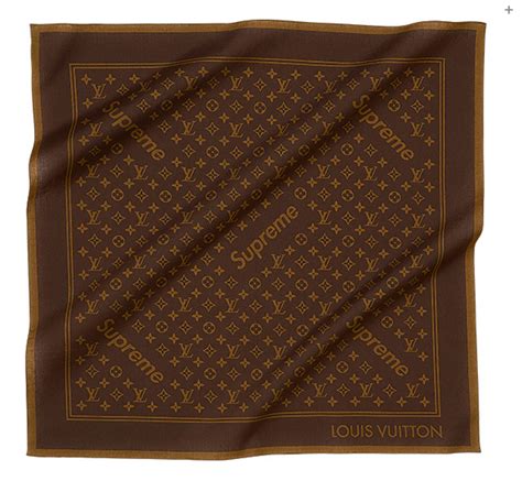 supreme x louis vuitton bandana|louis Vuitton X supreme.